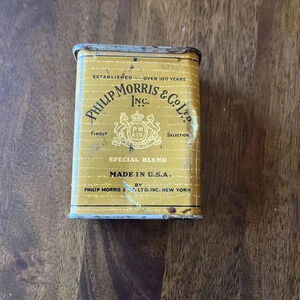 Vintage Phillip Morris & Co. Ltd. Special Blend Cigarettes Tin